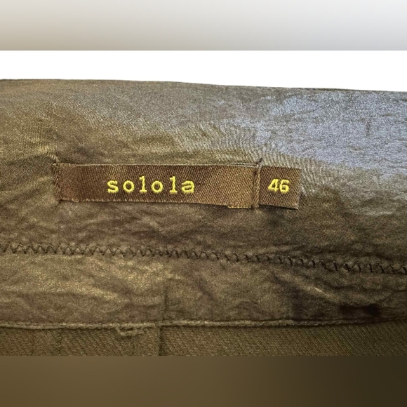 Solola Skirt Black Flowy Size 46W EUC - Picture 7 of 8